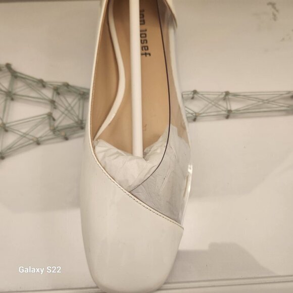 Jon Josef (Anthropologie) "Punk" White Patent Leather Flats. NIB. Size 7.5 - Picture 7 of 11